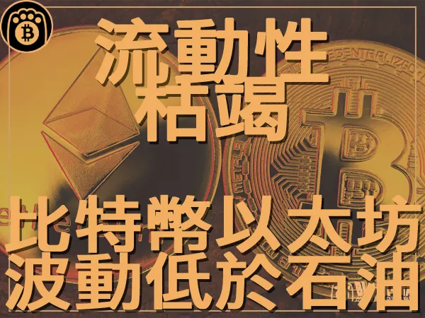 熊老爹 - 流動性枯竭 比特幣和以太幣的價格波動已低於石油｜區塊鏈新聞23Q3