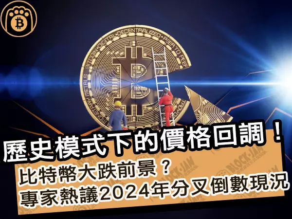 熊老爹 - 歷史模式下的價格回調!比特幣大跌前景?專家熱議2024年分叉倒數現況