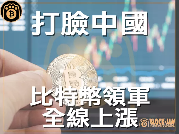 比特幣打臉中國 領加密貨幣市場齊上漲