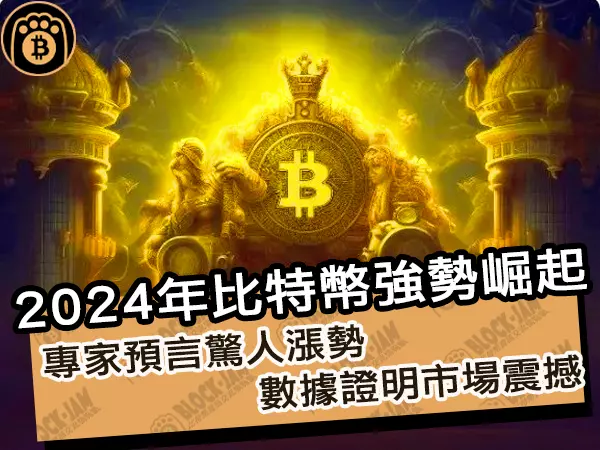 熊老爹 - 2024 年比特幣強勢崛起！專家預言驚人漲勢，數據證明市場震撼