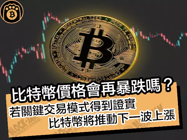 比特幣價格會再暴跌嗎？ 關鍵交易若得證實，比特幣將推動下一波上漲